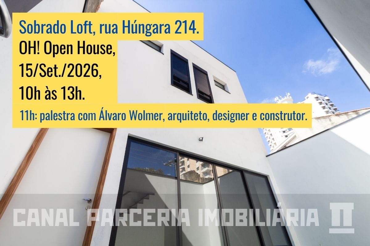 Casa aberta dia 15/set, 10h às 13h. Apareça por lá!