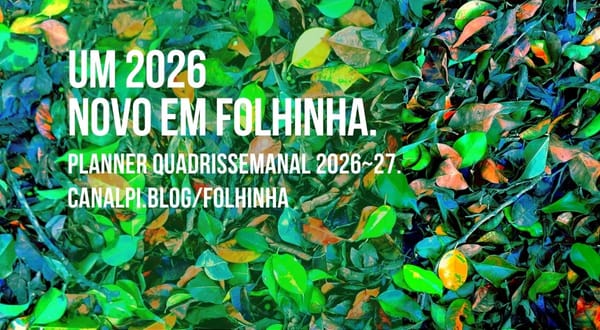 A folhinha quadrissemanal 2026 é pra você planejar seu tempo em dias e semanas